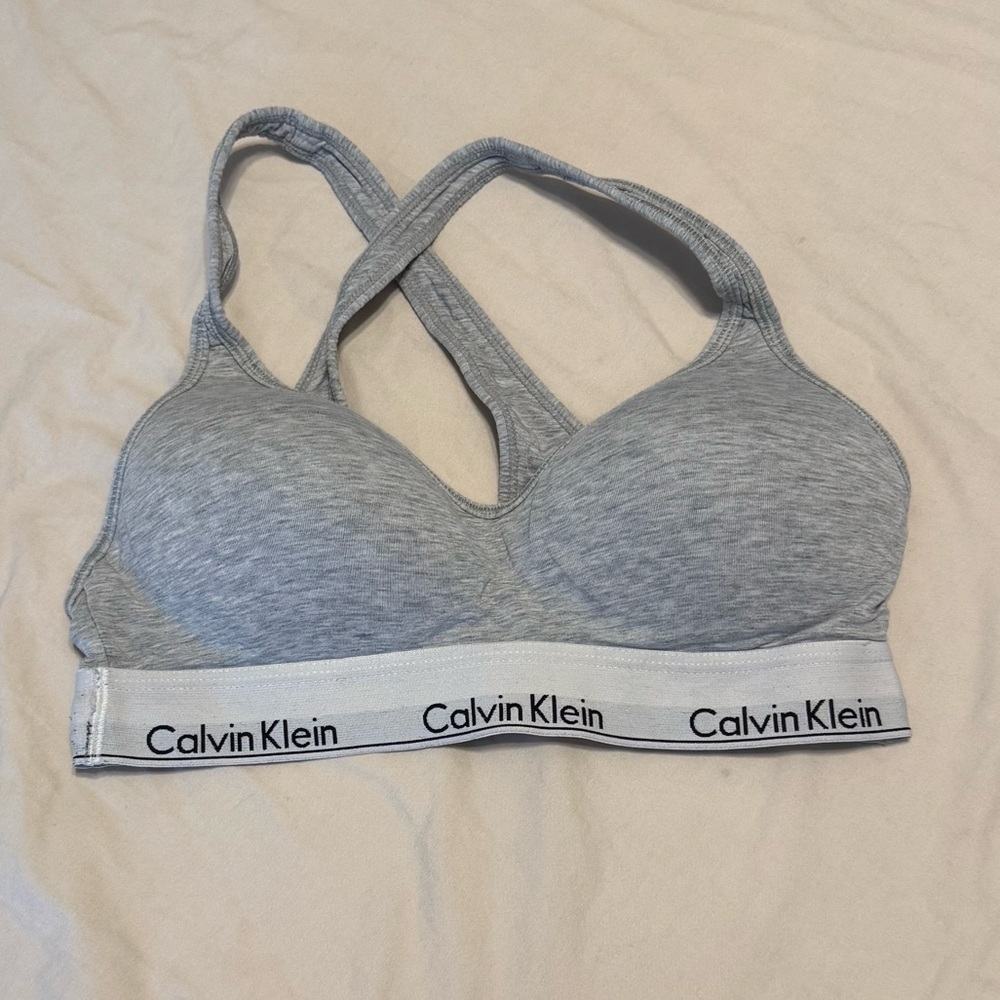 Grey Calvin Klein Bra
